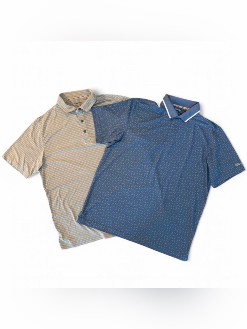 Lot of 2 Walter Hagen men’s Sz. L polo golf shirts